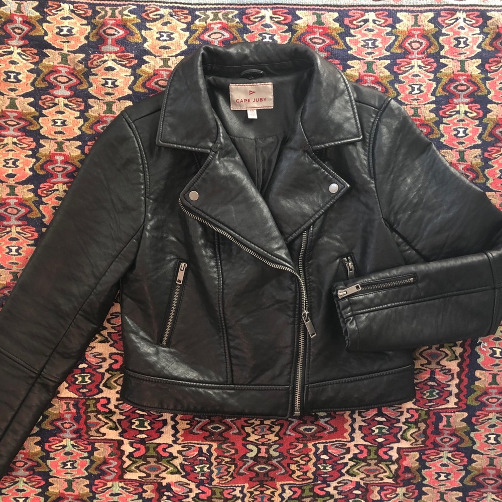 Faux Leather Jacket